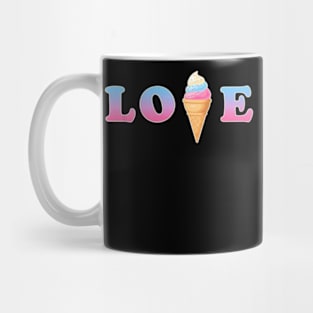 I Love Ice Cream Fun Cute Novelty Mug